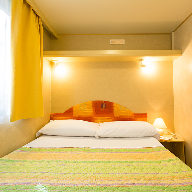 Doppelzimmer Basic Bungalow auf dem Campingplatz Cala Ginepro