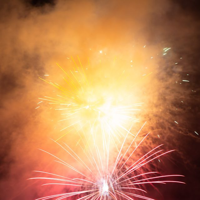 Fireworks in Orosei