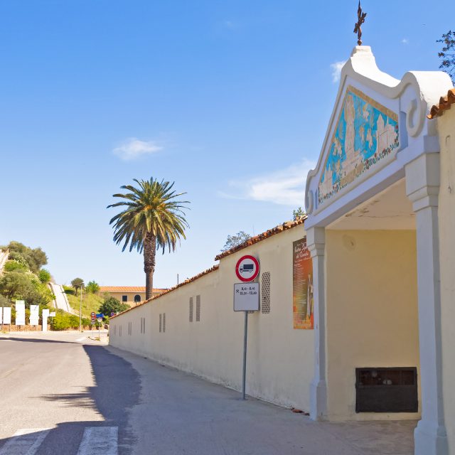 The shrine of Our Lady of Remedy, at the gateway to Orosei